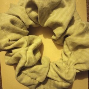 Elegant Cream Hair Scrunchie